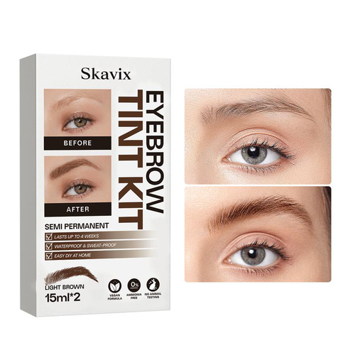 Eyebrow Tint Kit,Long-lasting Waterproof Sweat-proof