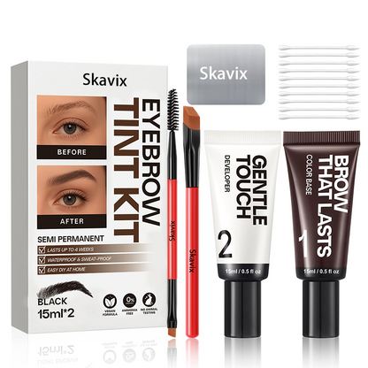 Eyebrow Tint Kit,Long-lasting Waterproof Sweat-proof