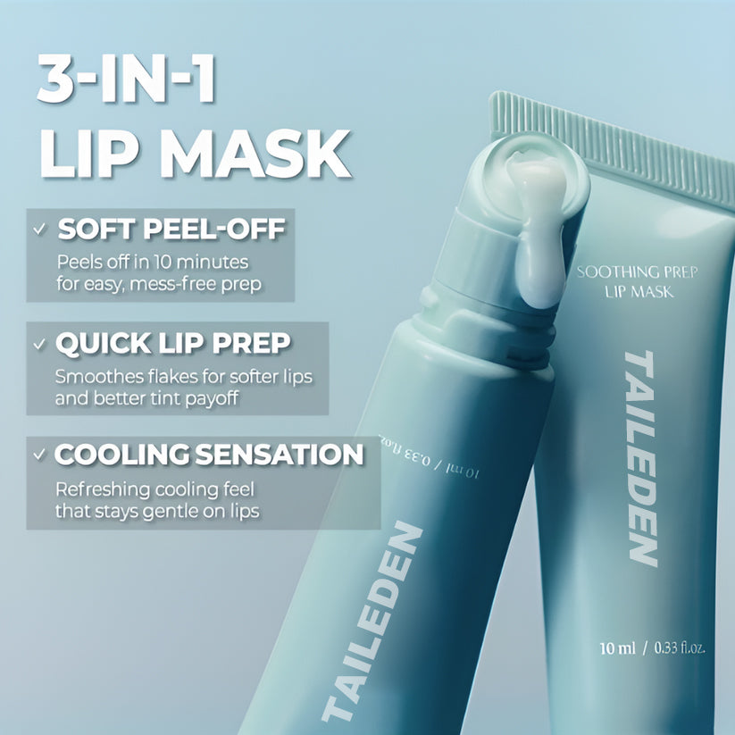 💄Soothing Prep Lip Mask — Cooling peel-off lip mask for moisturizing and smoother lip prep✨